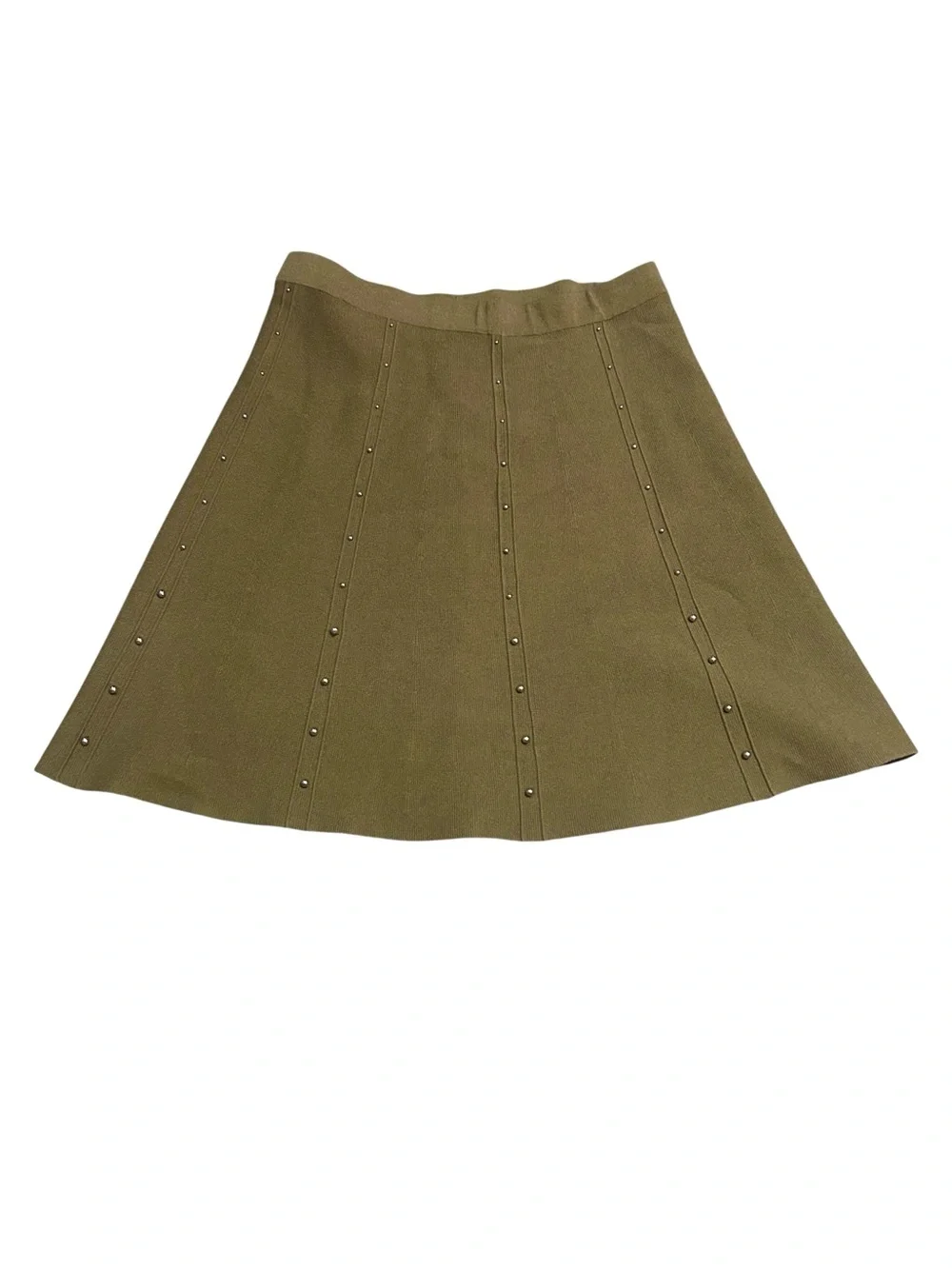 SANDRO STUDDED A Line Pull On Designer Skirt
